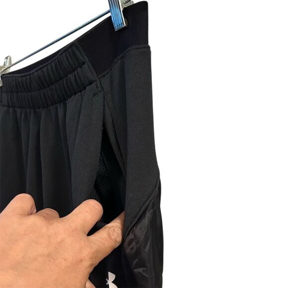 Under Armour Women's Tall Black Sweatpants Size M Casual Relaxed Fit - Picture 5 of 16